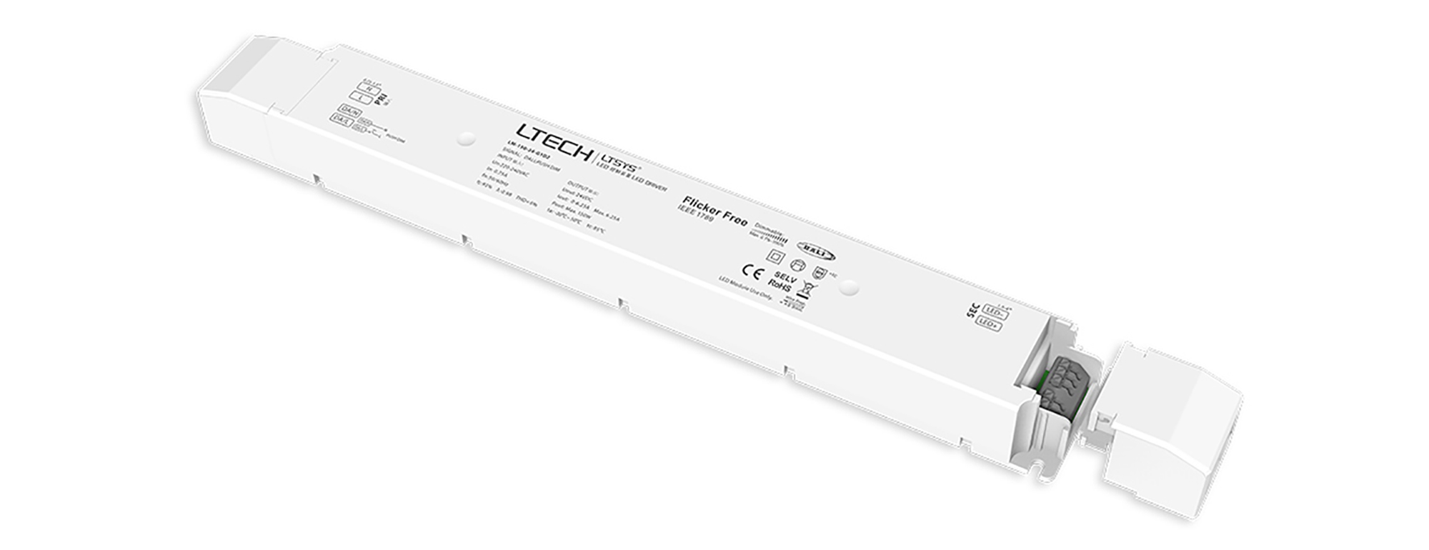 LM-150-12-G1D2  DALI Push Dim PWM 150W Constant Voltage Linear Dimmable Driver 12V 12.5A, IP20